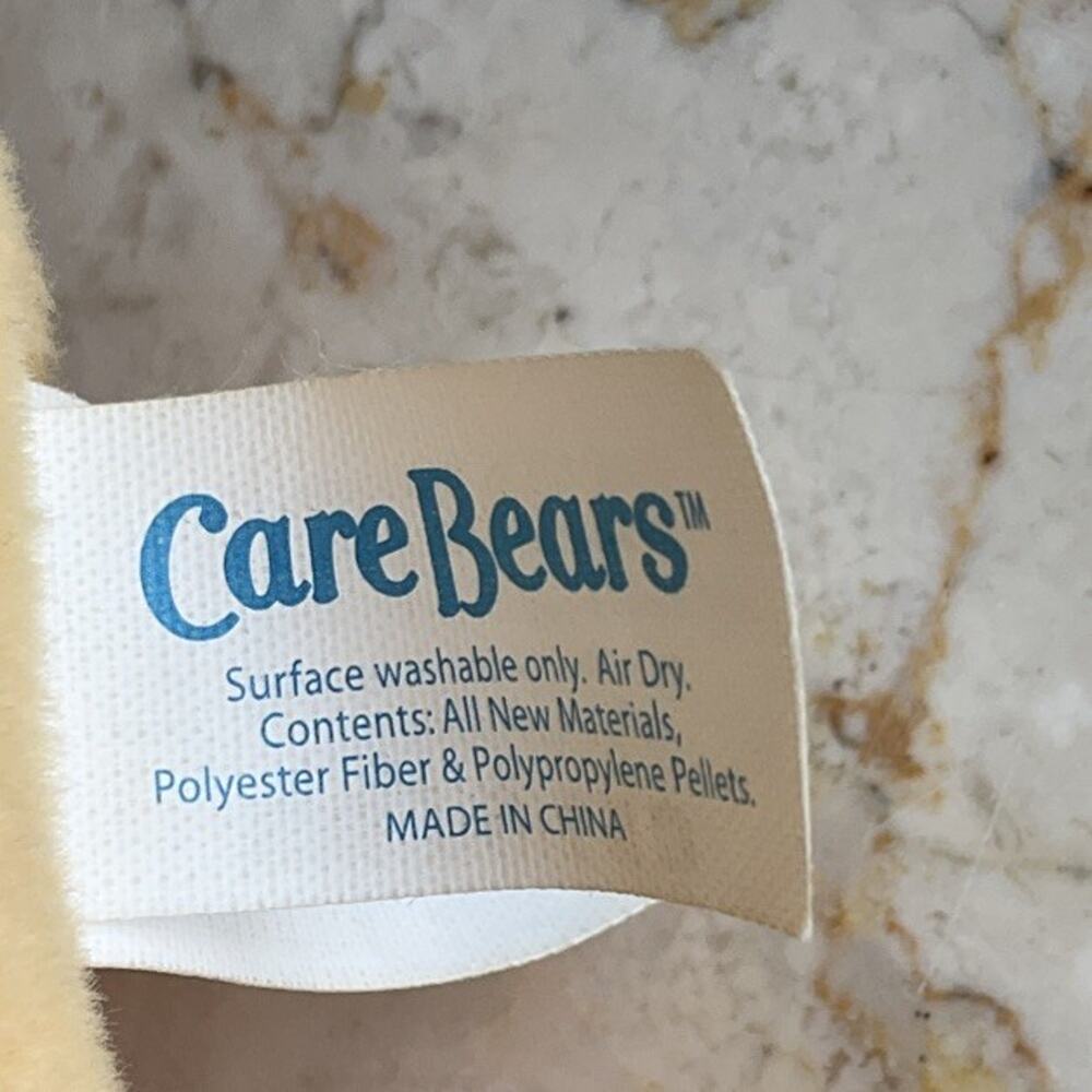 Vintage Care Bears 8" plush Champ Bear 2003 TCFC Inc. Orange Heart - Picture 9 of 10